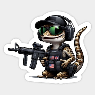 Tactical Gecko Sticker